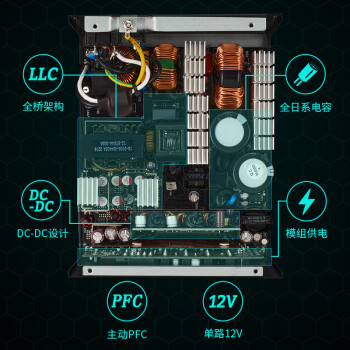 酷冷至尊(CoolerMaster)GX1250W金牌全模电源 电脑电源/ATX3.0原生PCIe5.0/全日系电容/1200W+50W/支持4090