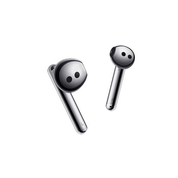 华为（HUAWEI）FreeBuds 4E  真无线蓝牙耳机 舒适半入耳 主动降噪 高解析音质 游戏运动音乐耳机 冰霜银