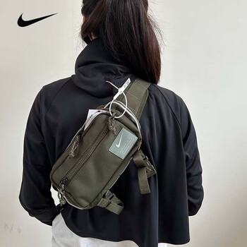 耐克nike单肩包男女包2023新款运动休闲健身腰包胸包斜挎包dr6127dr