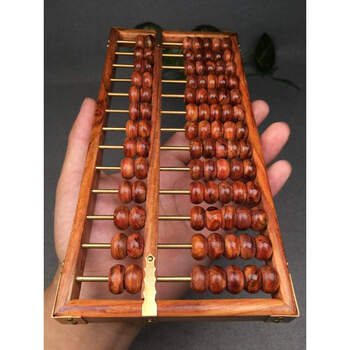 黄花梨算盘海南黄花梨大小算盘底色海黄工艺品摆件万两sn0874 新款21厘米小算盘 图片价格品牌报价 京东