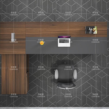 卡奈登老板桌大班台班桌现代总裁桌经理桌主管桌简约办公桌 1.6米 AL-31