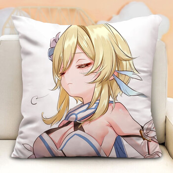 校园季莹抱枕原神周边妹妹旅行者游戏床上毛绒定制头枕车用二合一抱枕