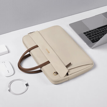 高尔夫（GOLF）手提电脑包女公文包13.3/14英寸笔记本包苹果单肩斜挎包商务出差