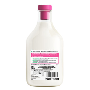欧维洁ECOVER欧维洁衣物柔顺剂苹果花杏仁香型750ml香味持久防静电