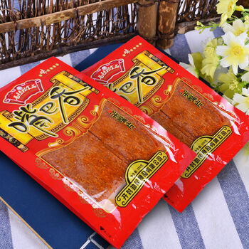 香嘴片辣片辣条80后怀旧麻辣素食零食嘴巴香五包收藏店铺譄大刀肉两包