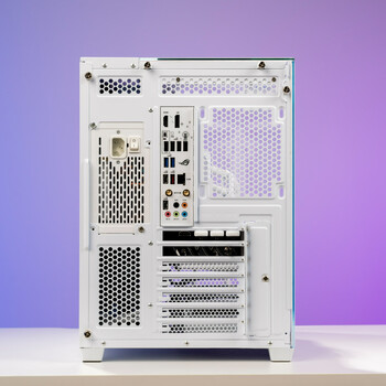 半岛铁盒（PADO）白泽360MAX 白色海景房 ATX 台式机电脑主机箱（无A柱/三面玻璃/支持360水冷/7风扇位/4090显卡）