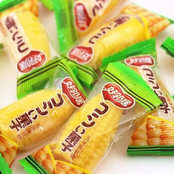 好邻居玉米糖果玉米软糖散装500g结婚婚庆喜糖玉米味零食玉米糖散装