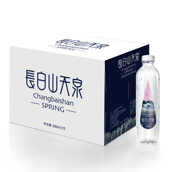 长白山天泉 偏硅酸型矿泉水 天然弱碱性矿泉水 430ml*15瓶 整箱装 长白山天泉 偏硅酸型矿泉水 天然弱碱性矿泉水 430ml*15瓶 整箱装