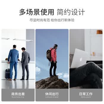 新秀丽双肩包高端商务电脑包男15.6英寸旅行包总裁大容量出差背包 礼物