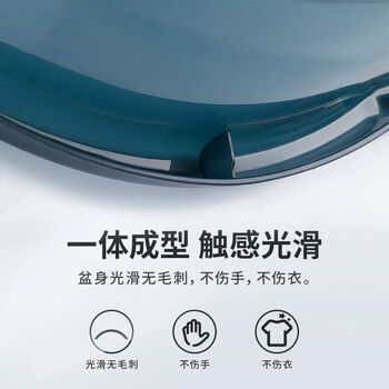 茶花 洗脸盆大号含把手38cm泡脚洗脚盆洗衣盆加厚塑料盆洗菜盆