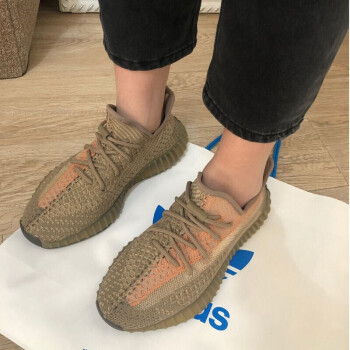 潮阿迪達斯椰子男女鞋adidasyeezyboost350情侶款滿天星休閒運動跑步