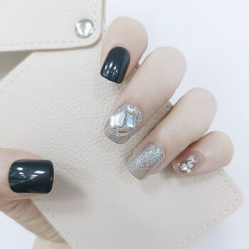 RIMEI金达日美美甲贴片穿戴甲短款假指甲片果冻胶可拆卸穿戴式美甲工具