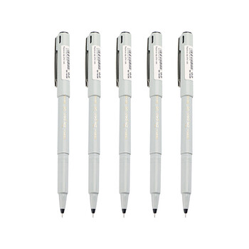 斑马牌（ZEBRA）中性笔 0.5mm 会议签字笔 学生标记笔水性笔 BE-100 黑色 5支装