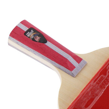 红双喜（DHS）乒乓球拍四星级直拍H4006反胶单拍附拍包+乒乓球