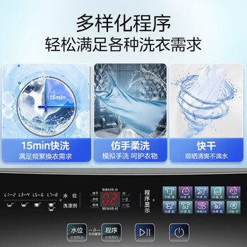 美的(Midea)波轮洗衣机全自动家用 MB65V36E 6.5公斤 宿舍租房 迷你洗衣机小型 随心洗 家电 美的(Midea)波轮洗衣机全自动家用 MB65V36E 6.5公斤 宿舍租房 迷你洗衣机小型 随心洗 家电