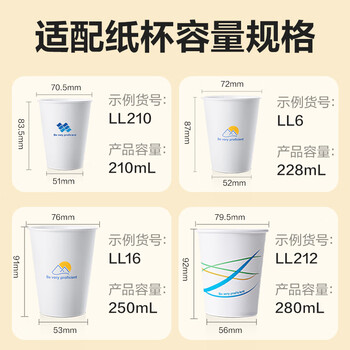 得力（deli）一次性纸杯架 饮水机取杯器塑料杯收纳架 壁挂免打孔 双筒 LL209