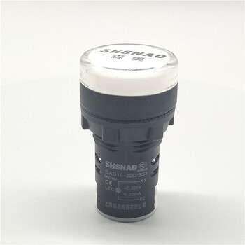 shsnao 信号灯 sad16-22d/s31 ad16-22ds 电源指示灯led 白色 12v