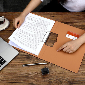 嘉然恒 A4皮质文件夹板签字垫板报告夹办公用品资料夹试卷夹签约本垫板夹合同销售夹定制 横板-棕色 嘉然恒 A4皮质文件夹板签字垫板报告夹办公用品资料夹试卷夹签约本垫板夹合同销售夹定制 横板-棕色