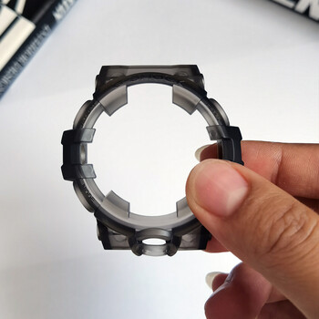 卡西欧表带冰川冰韧ga-700 710 735 5413 5522树脂手表带透明表壳 ga