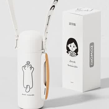造物集 小满旅行壶 316不锈钢 白色小雅1200ml G9-1200