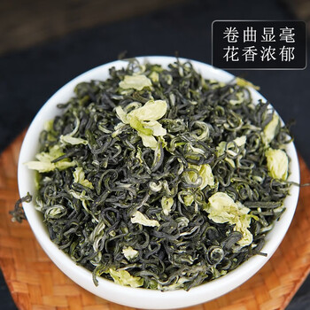 八窨飘雪茶叶茉莉花茶 特级2025新茶可冷泡花草茶四川花毛峰散装125克罐装 八窨飘雪茶叶茉莉花茶 特级2025新茶可冷泡花草茶四川花毛峰散装125克罐装