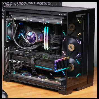 TCOMAS钛钽LX800 PRO 360黑色一体式CPU水冷散热器 IPS双屏幕圆形方形 ARGB光效 支持intel/AMD