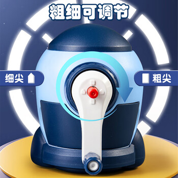 少年伴卷笔刀防卡铅手动可调粗细铅笔削笔刀儿童学生文具开学礼物粉火箭转笔削笔机小初中幼儿园