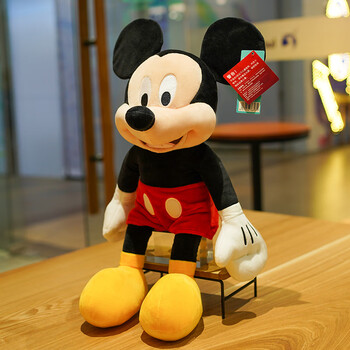 迪士尼disney米奇米妮公仔米老鼠毛绒玩具大号压床娃娃一对玩偶经典