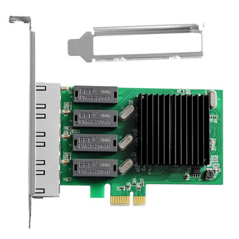魔羯 MOGE 四口千兆 PCI-E X1接口4口千兆服务器电口4口千兆 RTL8111H千兆网口扩展卡 MC2258 魔羯 MOGE 四口千兆 PCI-E X1接口4口千兆服务器电口4口千兆 RTL8111H千兆网口扩展卡 MC2258