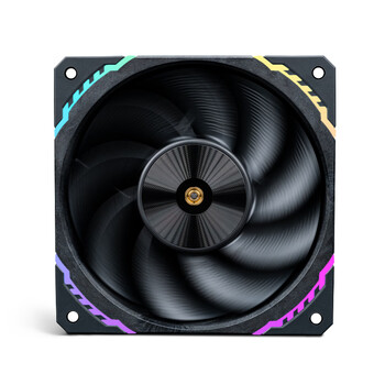 瓦尔基里S12R MAX VK FDB轴承 二次动平衡 3300RPM 三档调节 12CM LCP性能反吹风扇 4Pin PWM ARGB灯效