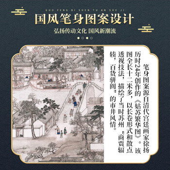 施耐德（Schneider）钢笔学生成人练字笔男女三四年级签字笔墨水笔EF尖 姑苏繁华-复古蓝162933