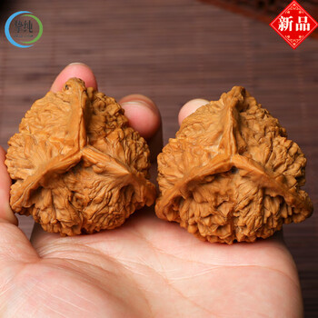 文玩核桃 官帽眼鏡蛇聚寶盆 47x35x42mm 文玩核桃开口笑品牌及商品-