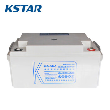 科士达（KSTAR）12V65AH固定性密封免维护蓄电池6-FM-65适用于UPS不间断电源