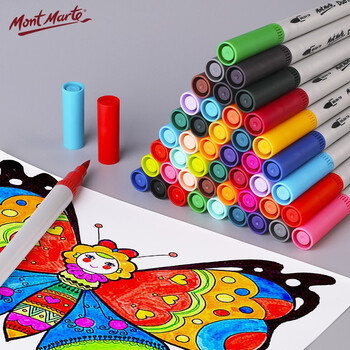 蒙玛特(MontMarte)48色双头马克笔素描漫画涂色笔儿童美术画画水彩笔套装学生绘画涂鸦彩色笔VMMPM0024 蒙玛特(MontMarte)48色双头马克笔素描漫画涂色笔儿童美术画画水彩笔套装学生绘画涂鸦彩色笔VMMPM0024