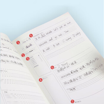 惠朗（huilang）B5线装错题本 数学/英语   各2本 共4本 7279