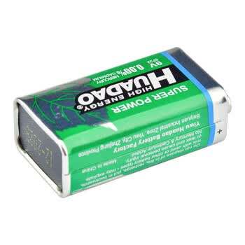 鑫凯辰 9V方块方形电池9伏6F22烟雾报警器万用表话筒麦克风玩具1604G通用(5个）