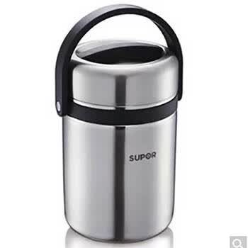 苏泊尔（SUPOR）高汤宝系列保温提锅2.5L*黑色 KF25A1+厨房湿巾一包