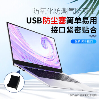 索厉 USB防尘塞/USB堵头/可用大头针取下重复使用/硬塑料材质/小号抽屉式设计/黑色100个装/20073
