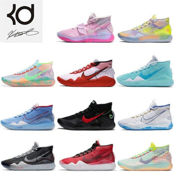 鞋kd12黑白癌双气垫实战耐磨防滑男运动鞋莆田杜兰特12更多配色咨询46