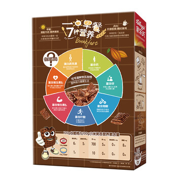 家乐氏（Kellogg）进口谷脆格300g/盒儿童营养巧克力可可谷物脆即食麦片早餐下午茶