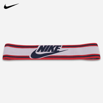 耐克（NIKE）运动发带 头带 跑步篮球健身瑜伽 防汗吸汗带N1003550123OS 黑红