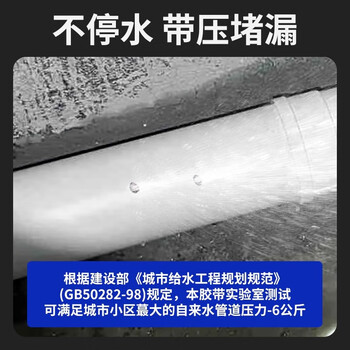 非凡力水管补漏胶专用修补水管对接头密封暖气片补漏管道pvc下水道口密封堵漏胶防水补漏神器一支85g