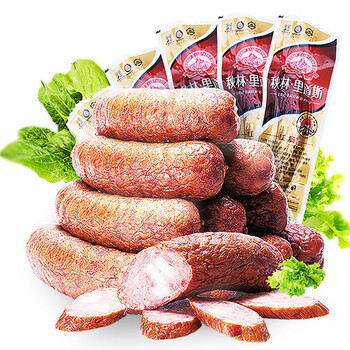 哈红肠秋林里道斯 哈尔滨 红肠秋林红肠东北特产香肠 秋林红肠110g*4