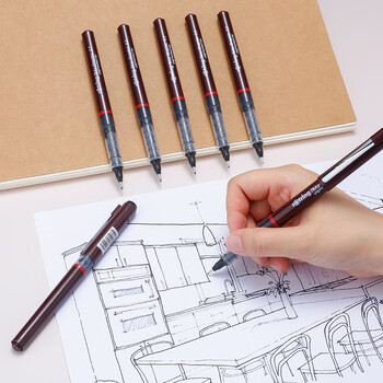红环（rOtring）针管笔0.5mm 德国专业设计绘图记号笔 高颜值品质 Tikky系列单支装