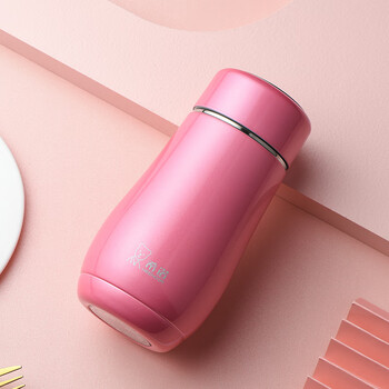 希诺(HEENOOR)保温杯女士高颜值不锈钢水杯家用便携泡茶杯子XN-9638粉色 300mL 希诺(HEENOOR)保温杯女士高颜值不锈钢水杯家用便携泡茶杯子XN-9638粉色 300mL