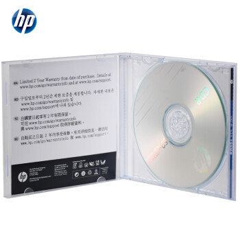 惠普(HP) 光盘 光盘空白 刻录光盘 cd光盘 光碟 cd碟片52速700MB 盒装10片