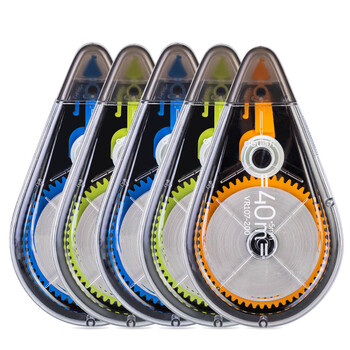 得力（deli）(deli)200米酷黑修正带 大容量超值改正带/涂改带 学生开学文具  5只装修正带 