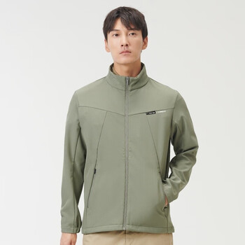 徒步外套男士22年秋冬户外防风立领夹克休闲上衣taeeak91211 灰湖绿