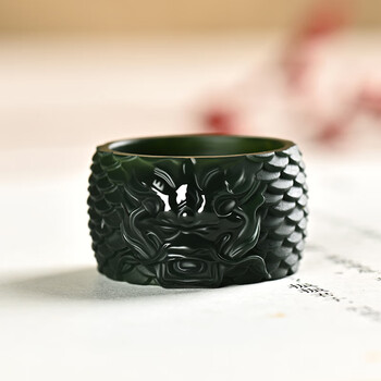 和玉尊和田玉戒指图片- 京东