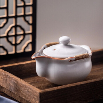 宋時代 汝窯 古陶瓷器 安】宋時代 汝窯天藍釉玉壺春瓶 共箱 唐瓷 染付 古陶瓷 古美味